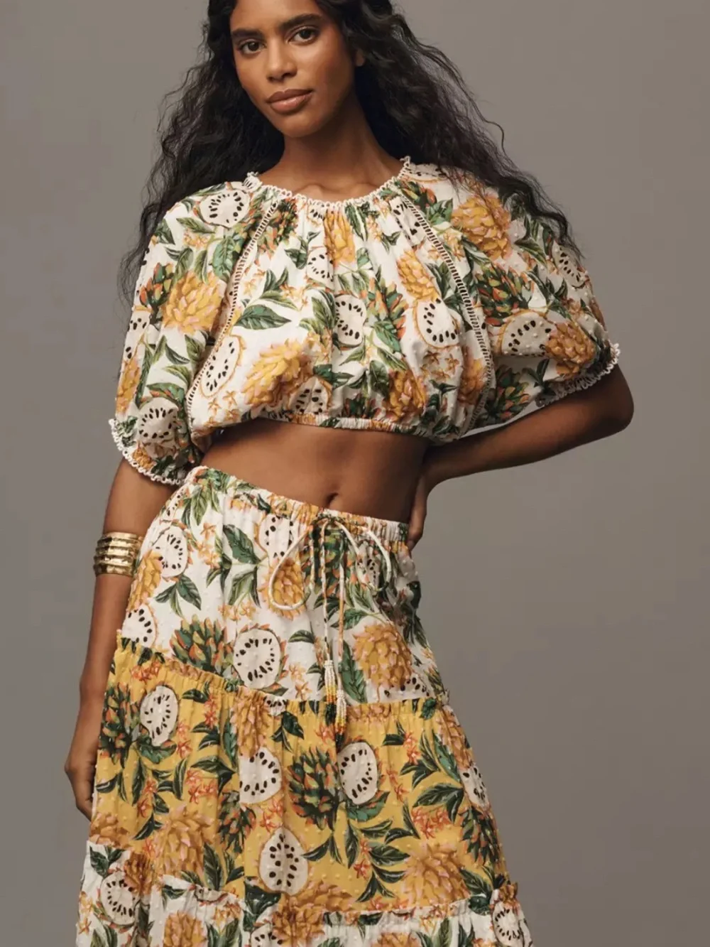 Farm Rio crop top S - Picture 2 of 12